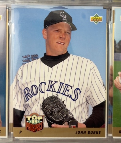 1993 Upper Deck #444 John Burke — front
