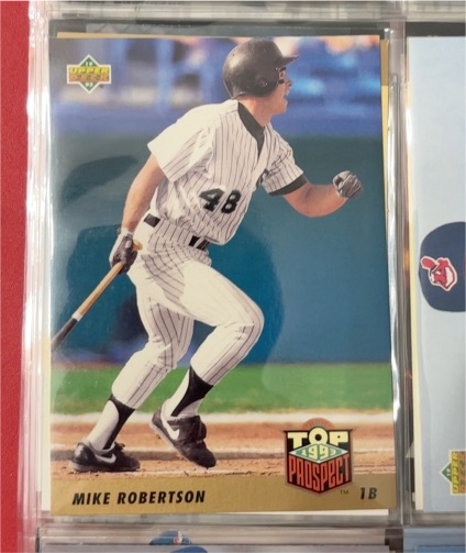 1993 Upper Deck #448 Mike Robertson — front