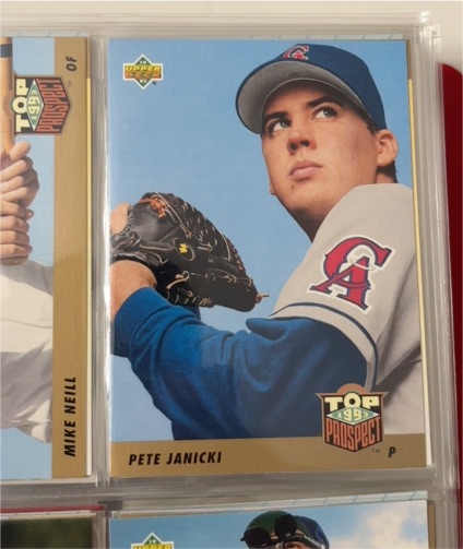 1993 Upper Deck Top Prospect #422 Pete Janicki — front