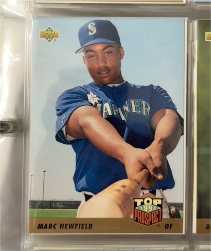 1993 Upper Deck #434 Marc Newfield — front