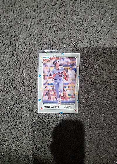 1988 Fleer Star Stickers # Wally Joyner — front