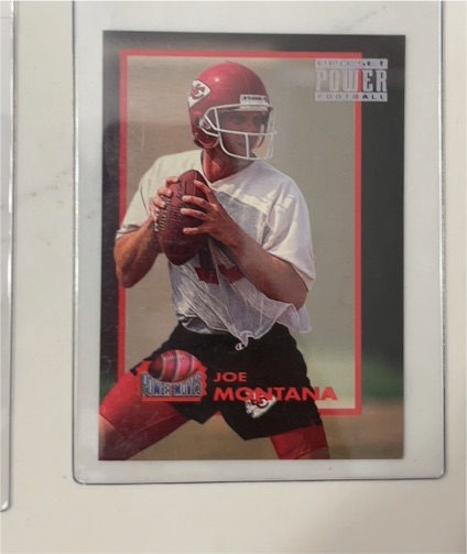 1993 Pro Set Power #PM10 Joe Montana — front