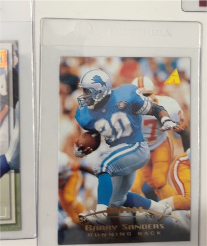 1995 Pinnacle #39 Barry Sanders — front