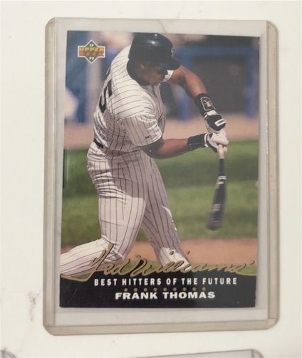 1992 Upper Deck #T19 Frank Thomas — front