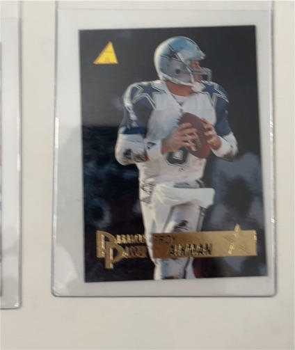 1995 Pinnacle #195 Troy Aikman — front