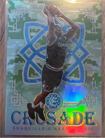 2016-17 Panini Excalibur Crusade Camo Prizm #87 Shaquille O'Neal — front