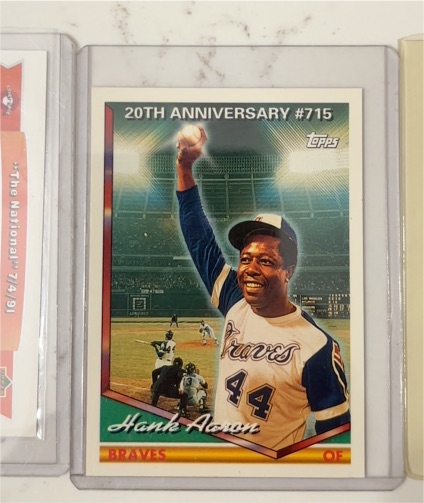 1994 Topps 20th Anniversary #715 Hank Aaron — front