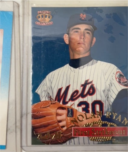 1996 Pacific Collection #1A Nolan Ryan First Strikeout — front