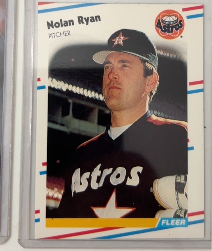 1988 Fleer #455 Nolan Ryan — front