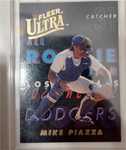 1993 Fleer Ultra All Rookie Team #7 Mike Piazza — front