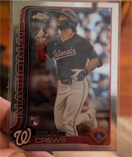 2025 Topps Chrome #74 Dylan Crews — front