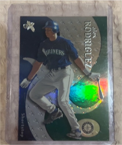 2000 Fleer E-X #1 Alex Rodriguez — front