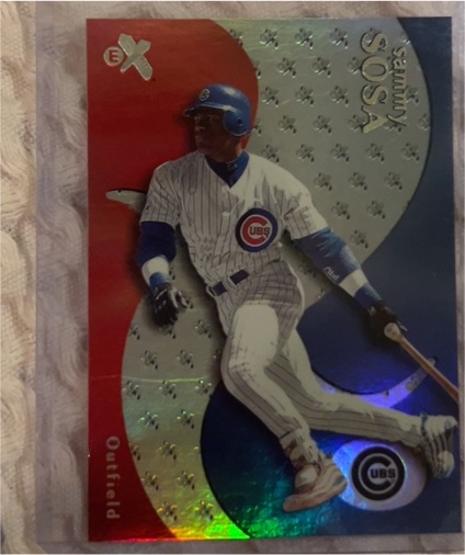 2000 Fleer E-X #14 Sammy Sosa — front