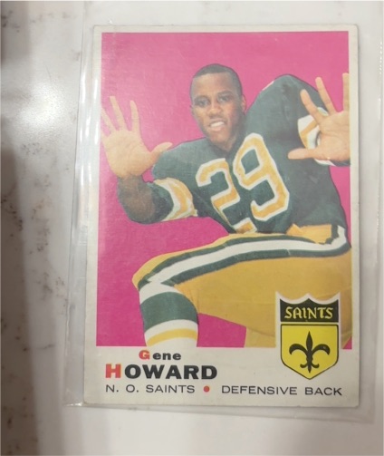 1969 Topps Football #149 Gene Howard — front