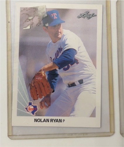 1990 Leaf #21 Nolan Ryan — front