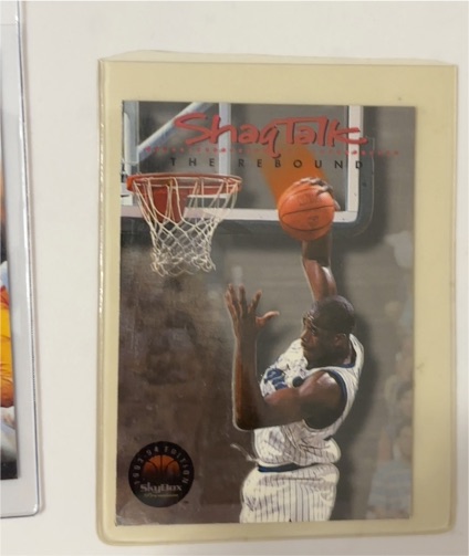 1993-94 SkyBox Premium Shaq Talk #1 Shaquille O'Neal The Rebound — front
