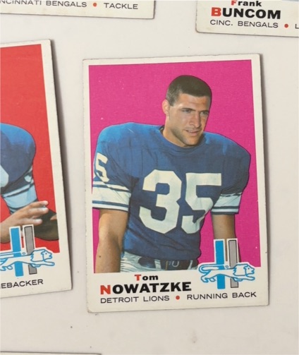1969 Topps #236 Tom Nowatzke — front