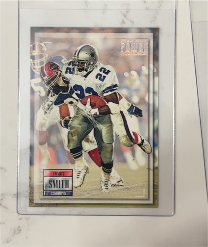 1993 Pro Set Power #100 Emmitt Smith — front