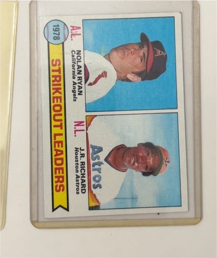 1979 Topps #6 Strikeout Leaders Nolan Ryan, J.R. Richard — front