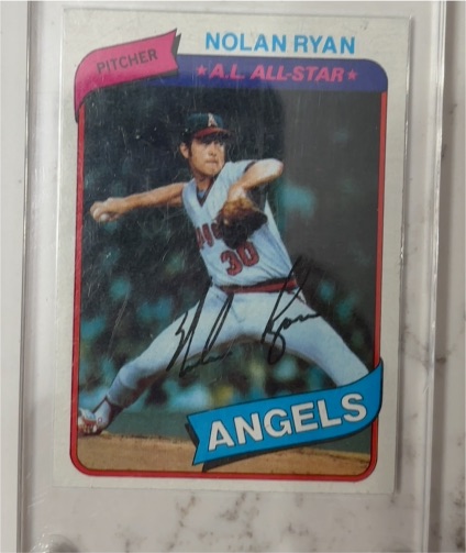 1980 Topps #580 Nolan Ryan — front