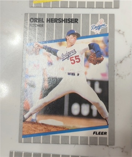 1989 Fleer #62 Orel Hershiser — front