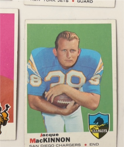 1969 Topps #202 Jacque MacKinnon — front