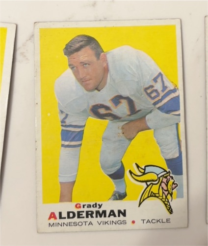 1969 Topps #239 Grady Alderman — front