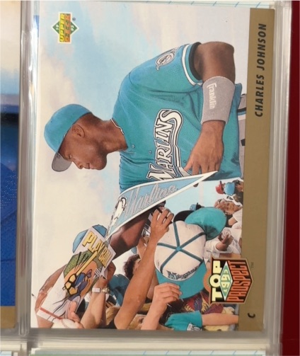 1993 Upper Deck #435 Charles Johnson — front