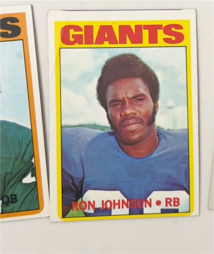 1972 Topps Football #207 Ron Johnson — front