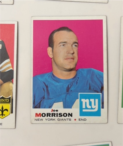 1969 Topps #175 Joe Morrison — front
