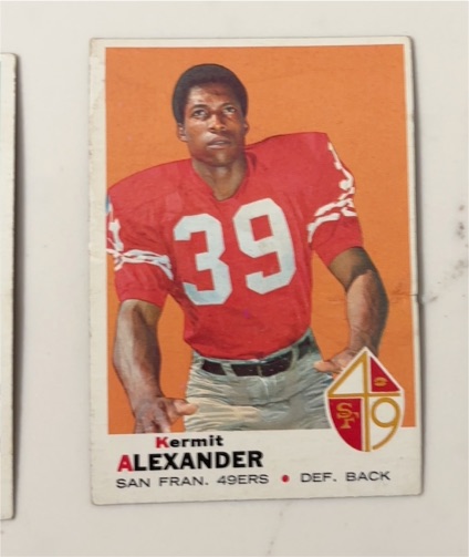 1969 Topps #179 Kermit Alexander — front