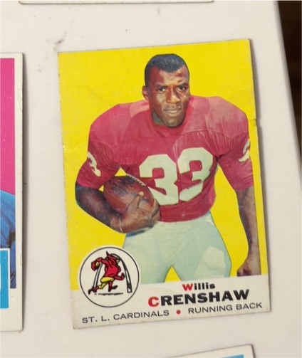 1969 Topps #21 Willis Crenshaw — front