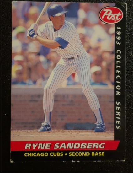 1993 Post Cereal #13 Ryne Sandberg — front