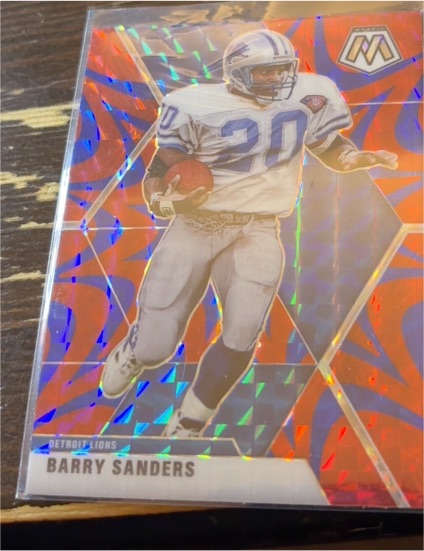 2020 Panini Mosaic #76 Barry Sanders — front