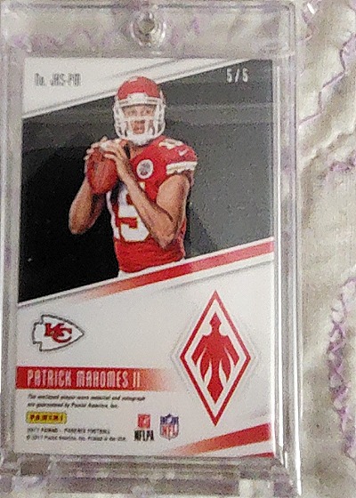 2017 Panini Phoenix #5 Patrick Mahomes II — front