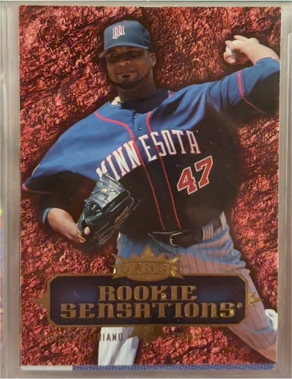 2007 Fleer Rookie Sensations #RS-FL Francisco Liriano — front