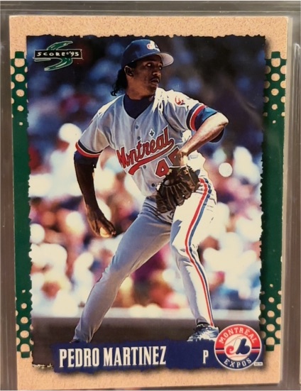 1995 Score #170 Pedro Martinez — front