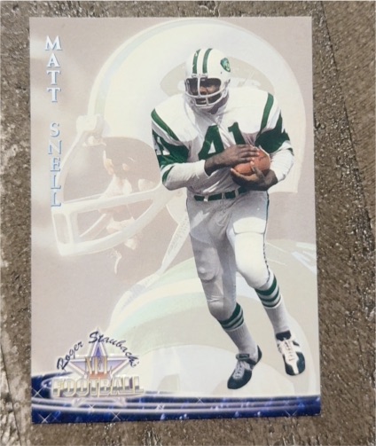 1994 Ted Williams Roger Staubach's NFL #43 Matt Snell — front