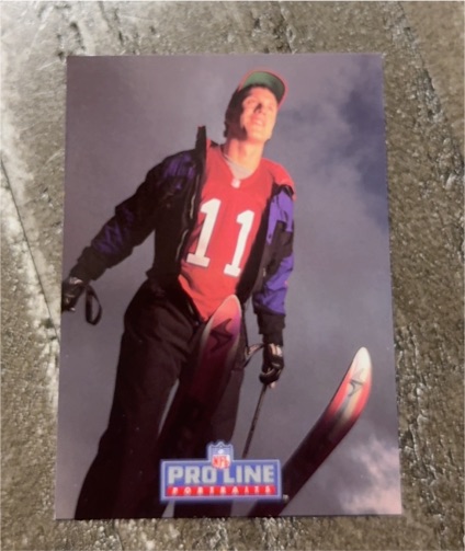 1993 Pro Line Portraits #475 Drew Bledsoe Rookie New England Patriots — front