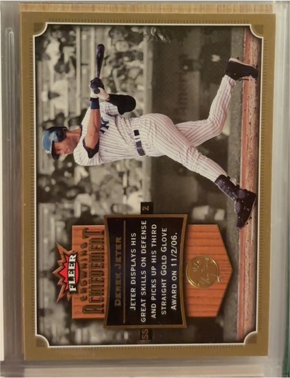 2007 Fleer Crowning Achievement #CA-DJ Derek Jeter — front