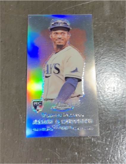 2022 Topps Allen & Ginter Chrome #RDV-1 Wander Franco Rookie Mini Variation — front