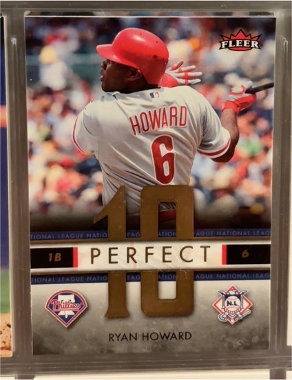 2007 Fleer Perfect 10 #PN-RH Ryan Howard — front