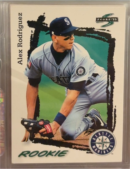 1995 Score #312 Alex Rodriguez Rookie — front