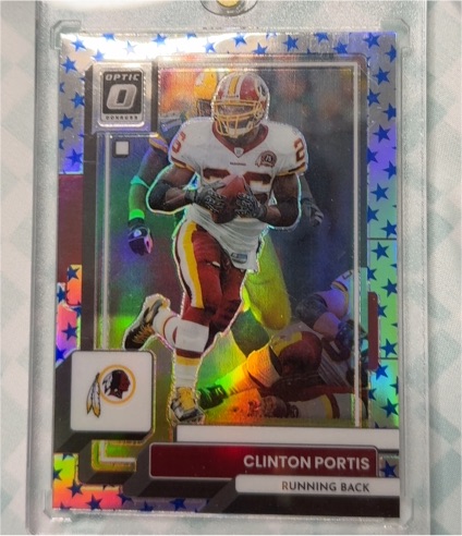 2022 Donruss Optic #200 Clinton Portis Stars — front
