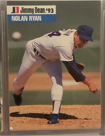 1993 Jimmy Dean #16 Nolan Ryan — front