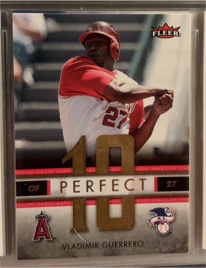 2007 Fleer Perfect 10 #PA-VG Vladimir Guerrero — front