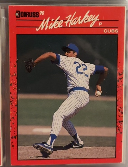 1990 Donruss #522 Mike Harkey — front