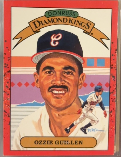1990 Donruss Diamond Kings #15 Ozzie Guillen — front