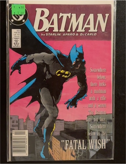 Batman #430 (1989) DC Comics — front