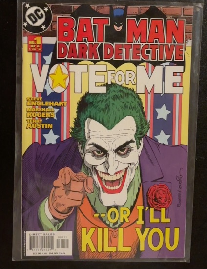 Batman Dark Detective #1 (2005) DC Comics Joker Cover — front